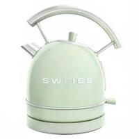 Vintage Waterkoker - SWEISS - KTL7 - 2200 W - 1,8 L - 360° Voet - Groen