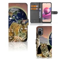 Xiaomi Redmi Note 10S | 10 4G | Poco M5s | Telefoonhoesje | Met pasjeshouder | Roofdieren