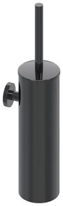 IVY Bond toiletborstelgarnituur geschikt voor wandmontage 40,6 x 8,9 x 12 cm, zwart chroom PVD