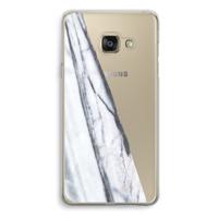 Gestreepte marmer: Samsung Galaxy A3 (2016) Transparant Hoesje