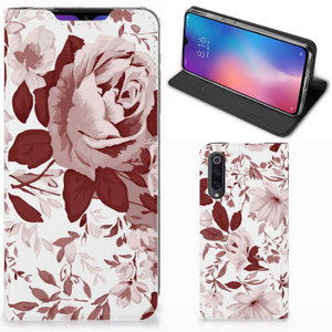 Bookcase Xiaomi Mi 9 Watercolor Flowers