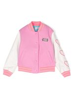 Billieblush veste bomber à patch logo - Rose - thumbnail