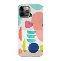 Bold Rounded Shapes: Volledig geprint iPhone 12 Hoesje