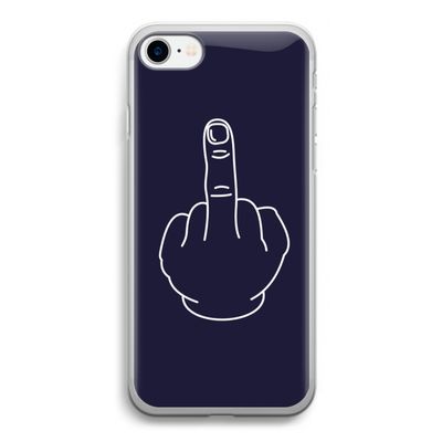 F**k U: iPhone SE 2020 Transparant Hoesje