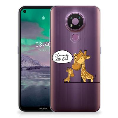 Nokia 3.4 Telefoonhoesje met Naam Giraffe Nokia 3.4 Telefoonhoesje met Naam Giraffe