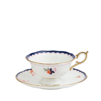 WEDGWOOD - Wonderlust - Theekop&schotel Jasmine Bloom