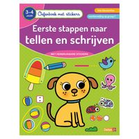 Deltas Oefenboek met Stickers Tellen en Schrijven (3-4 jaar)