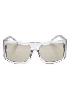 The Attico x Linda Farrow lunettes de soleil Andre oversize - Tons neutres