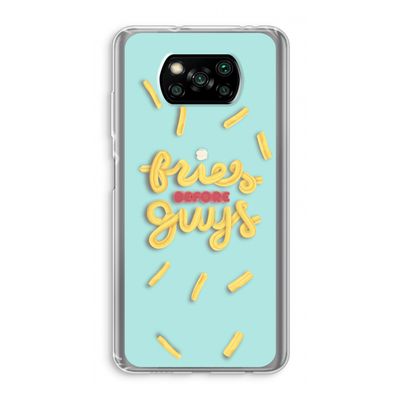 Always fries: Xiaomi Poco X3 NFC Transparant Hoesje