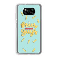Always fries: Xiaomi Poco X3 NFC Transparant Hoesje