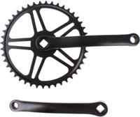 crankstel Vinty 44T 170 mm zwart