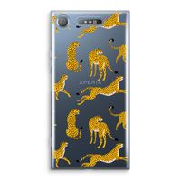 Luipaard: Sony Xperia XZ1 Transparant Hoesje