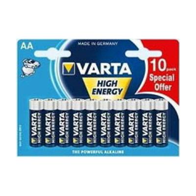 Batterijen Varta High Energy AA 10-pack (10 Onderdelen)