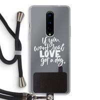 Partner in crime: OnePlus 8 Transparant Hoesje met koord