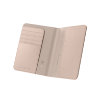 Satechi FindAll vegan-lederen paspoort hoesje met FindMy - Desert Rose
