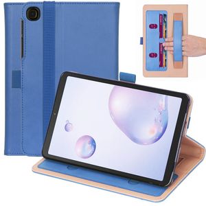 Luxe stand flip sleepcover hoes - Samsung Galaxy Tab A7 (2020) - Blauw