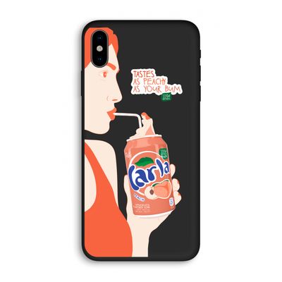 Peach please!: iPhone XS Biologisch afbreekbaar hoesje