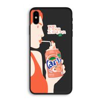 Peach please!: iPhone XS Biologisch afbreekbaar hoesje