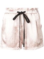 Haculla short à effet satiné - Blanc