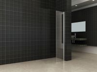 Wiesbaden Comfort vaste zijwand helder glas 30x200 cm Wiesbaden Comfort vaste zijwand helder glas 30x200 cm