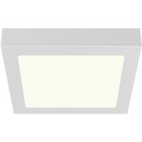 LED Downlight Opbouwspot - LED Paneel Slim - Brinton Thin - 24W 2400lm 120° Bundelhoek - Natuurlijk Wit 4000K - IP40 - Vierkant - Wit - 272x272mm
