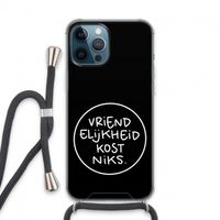 Vriendelijkheid: iPhone 13 Pro Max Transparant Hoesje met koord