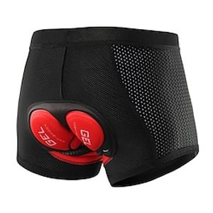 Arsuxeo Voor heren Fietsondergoed Fietsbroek 3D gewatteerde short Fietsen Ondergoedshorts Gewatteerde shorts Race-pasvorm Bergracen Wegwielrennen Sport 3D-pad Ademend Vochtregelerend Reflecterende Lightinthebox