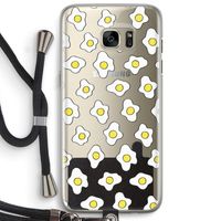 Spiegeleitjes: Samsung Galaxy S7 Edge Transparant Hoesje met koord
