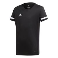 Adidas T19 Short Sleeve Tee Meisjes Zwart - thumbnail