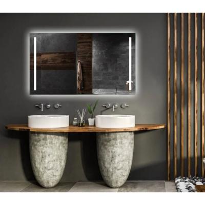 Badkamerspiegel Gliss Design Veri | 180x70 cm | Rechthoekig | Directe LED verlichting | Touch button | Met spiegelverwarming