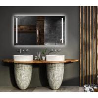 Badkamerspiegel Gliss Design Veri | 180x70 cm | Rechthoekig | Directe LED verlichting | Touch button | Met spiegelverwarming