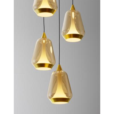 Lyora Design hanglampAlish 5-lichts amber glas - 9416970