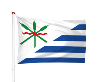 Vlag Anjum - Eanjum (fr)