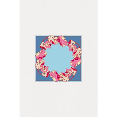 Pom Amsterdam - Blauw | Dames | Sjaal | Blauw | One Size | regular | Kamst mode