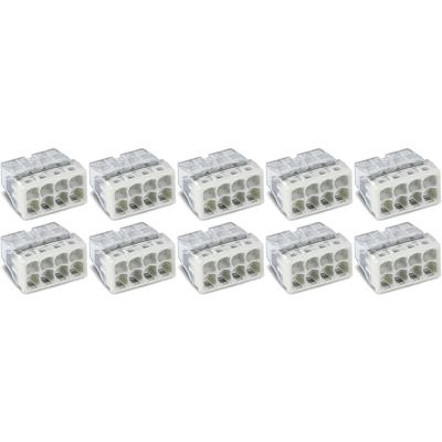 WAGO - Lasklem - 8 Polig - 0.5-2.5mm2 - Wit - 10 Stuks