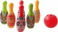 Bongers Speelgoed Free and easy bowlingset funny faces 7-delig Bongers Speelgoed Free and easy bowlingset funny faces 7-delig