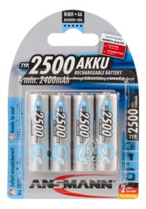 Ansmann 2500mAh AA maxE plus Nikkel-Metaalhydride (NiMH)