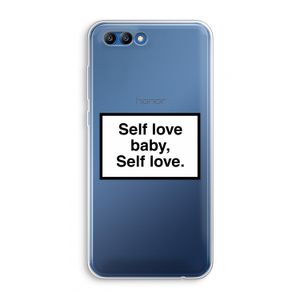 Self love: Honor 10 Transparant Hoesje