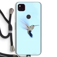 Kolibri: Pixel 4a 5G Transparant Hoesje met koord