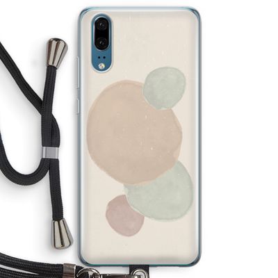 Geo #9: Huawei P20 Transparant Hoesje met koord