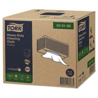 Reinigingsdoek tork w4 gevouwen wit 530180