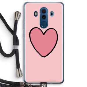 Hartje: Huawei Mate 10 Pro Transparant Hoesje met koord