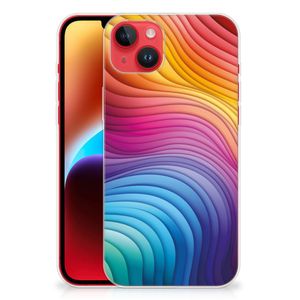 TPU Hoesje voor iPhone 14 Plus Regenboog