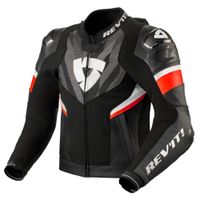 REV'IT! Hyperspeed 2 Pro jacket, Leren motorjas, Zwart Fluorood