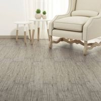 VidaXL Vloerplanken zelfklevend 5,21 m² 2 mm pvc washed eiken