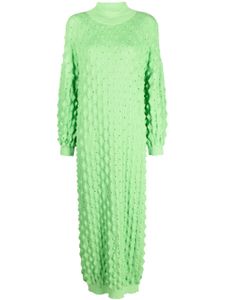 Henrik Vibskov robe longue en maille - Vert