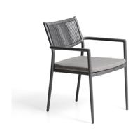 Kave Home Argasi tuinstoel Grafiet