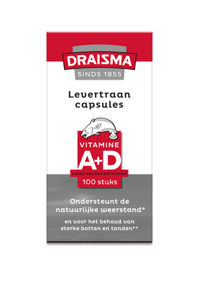 Draisma Vitamine A + D Levertraancapsules