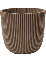 Capi Pot Nature Groove Made With Warm Taupe - D25cm