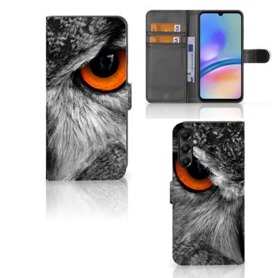 Samsung Galaxy A05s | Telefoonhoesje | Met pasjeshouder | Uil